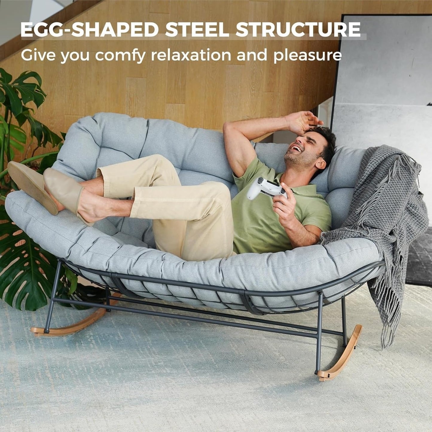 Outdoor Double Rocking Chair